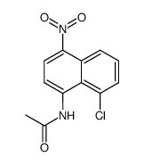 N-(8-chloro-4-nitro-[1]naphthyl)-acetamide结构式