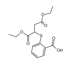 2-(1,4-diethoxy-1,4-dioxobutan-2-ylthio)benzoic acid结构式