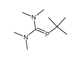 tert-Butyl-bis(dimethylamino)methylidenphosphin Structure