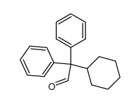 2-cyclohexyl-2,2-diphenylacetaldehyde结构式