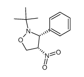 (3R,4S)-2-(tert-butyl)-4-nitro-3-phenylisoxazolidine Structure