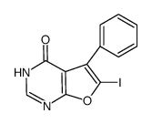 6-iodo-5-phenyl-3H-furo[2,3-d]pyrimidin-4-one结构式