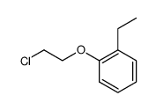 (2-ethyl-phenyl)-(2-chloro-ethyl)-ether Structure