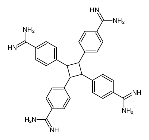 4,4',4'',4'''-cyclobutane-1,2,3,4-tetrayl-tetrakis-benzamidine结构式