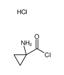 CYCLOPROPANECARBONYL CHLORIDE,1-AMINO-,HYDROCHLORIDE (1:1) Structure