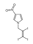 3-nitro-1-(2,3,3-triiodoprop-2-enyl)pyrrole Structure