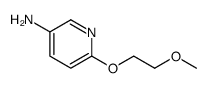 3-Pyridinamine, 6-(2-methoxyethoxy)结构式