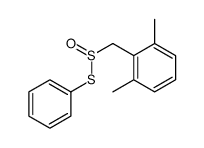 1,3-dimethyl-2-(phenylsulfanylsulfinylmethyl)benzene结构式