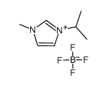 3-(1-methylethyl)-1-methylimidazolium tetrafluoroborate结构式