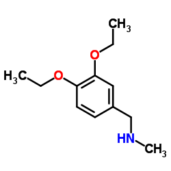 1-(3,4-Diethoxyphenyl)-N-methylmethanamine Structure