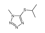 1-methyl-5-propan-2-ylsulfanyltetrazole结构式