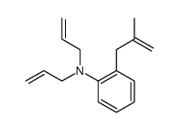 N,N-diallyl-2-(2-methylprop-2-en-1-yl)aniline结构式