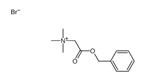 trimethyl-(2-oxo-2-phenylmethoxyethyl)azanium,bromide Structure