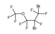 1,2-dibromo-1,1,2,3,3-pentafluoro-3-(trifluoromethoxy)propane structure
