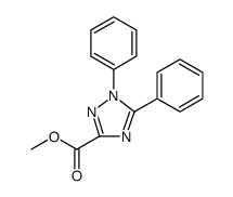 1H-1,2,4-Triazole-3-carboxylic acid, 1,5-diphenyl-, methyl ester Structure