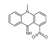 10-methyl-1-nitroacridin-9-imine结构式