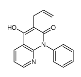 3-烯丙基-4-羟基-1-苯基-1,8-萘啶-2(1H)-酮结构式
