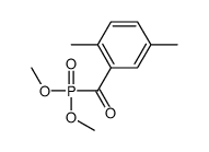 dimethoxyphosphoryl-(2,5-dimethylphenyl)methanone结构式