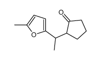 2-[1-(5-methylfuran-2-yl)ethyl]cyclopentan-1-one结构式