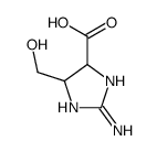 2-Imidazoline-5-carboxylic acid, 2-amino-4-(hydroxymethyl)- (7CI) structure