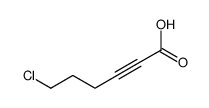 6-chlorohex-2-ynoic acid结构式