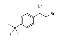 Benzene, 1-(1,2-dibromoethyl)-4-(trifluoromethyl)结构式