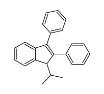 2,3-diphenyl-1-propan-2-yl-1H-indene结构式