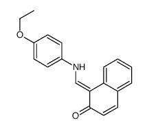 1-[(4-ethoxyanilino)methylidene]naphthalen-2-one Structure