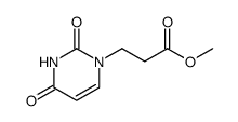 1(2H)-Pyrimidinepropanoic acid, 3,4-dihydro-2,4-dioxo-, methyl ester结构式