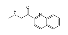 2-(methylamino)-1-quinolin-2-ylethanone Structure