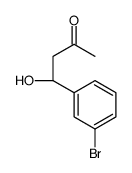 (4R)-4-(3-bromophenyl)-4-hydroxybutan-2-one结构式