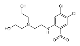 N-(2-[Bis-(2-hydroxy-aethyl)-amino]-aethyl)-4,5-dichlor-2-nitro-anilin Structure