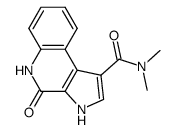 N,N-(dimethyl)-4-oxo-4,5-dihydro-3H-pyrrolo[2,3-c]quinoline-1-carboxamide Structure