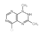 Pyrimido[5,4-e]-1,2,4-triazine,5-chloro-1,2-dihydro-1,3-dimethyl-结构式