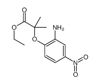 ethyl 2-(2-amino-4-nitrophenoxy)-2-methylpropanoate结构式