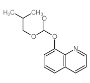 Carbonic acid, isobutyl8-quinolyl ester (7CI)结构式