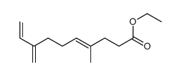 ethyl 4-methyl-8-methylidenedeca-4,9-dienoate结构式