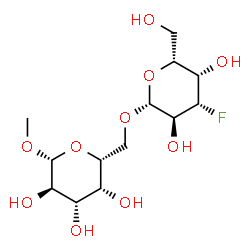 methyl O-(3-deoxy-3-fluorogalactopyranosyl)(1-6)galactopyranoside picture