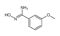 (Z)-N′-hydroxy-3-methoxybenzimidamide结构式
