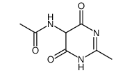 Acetamide, N-(1,4,5,6-tetrahydro-2-methyl-4,6-dioxo-5-pyrimidinyl) Structure