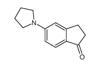 5-吡咯烷-1-基-茚满-1-酮结构式