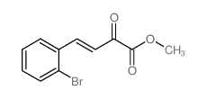 methyl (E)-4-(2-bromophenyl)-2-oxobut-3-enoate结构式