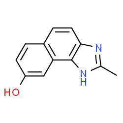 1H-Naphth[1,2-d]imidazol-8-ol,2-methyl-(7CI)结构式