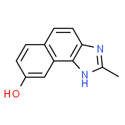 1H-Naphth[1,2-d]imidazol-8-ol,2-methyl-(7CI) structure