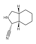 1H-Isoindole-1-carbonitrile,octahydro-,(1alpha,3abeta,7abeta)-(9CI) Structure