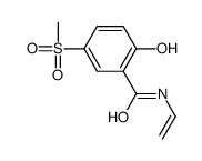 N-ethenyl-2-hydroxy-5-methylsulfonylbenzamide Structure