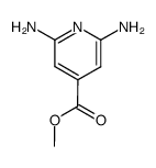2,6-diaminopyridine-4-carboxylic acid methyl ester结构式