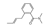 N,N-dimethyl-o-crotylbenzamide Structure
