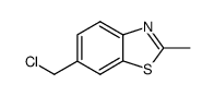 6-chloromethyl-2-methyl-benzothiazole Structure