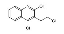 4-chloro-3-(2-chloro-ethyl)-quinolin-2-ol结构式